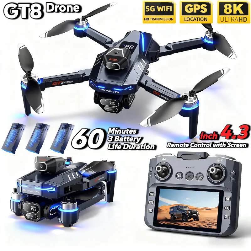 Drone Camera Thermal - HOT For LSRC GT8 Drone 4K