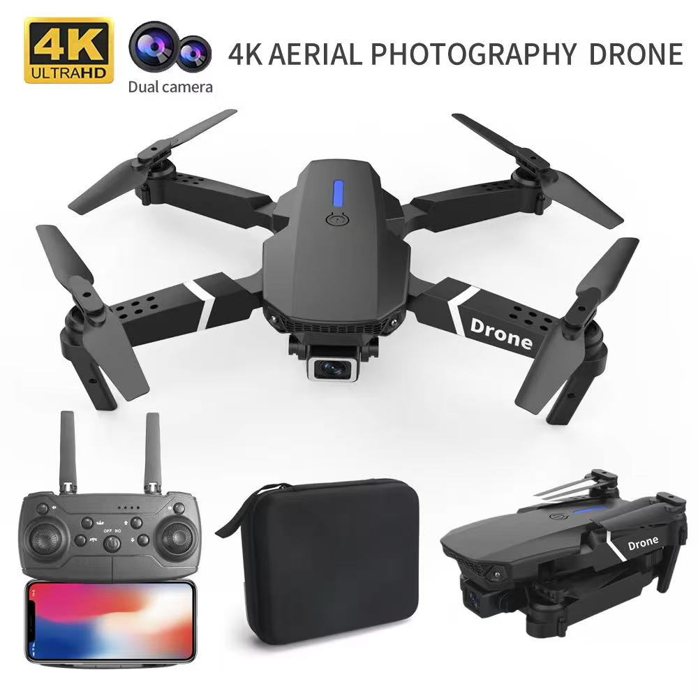 Drone Camera Night Vision - Professional Drone E88 4k wide-angle HD