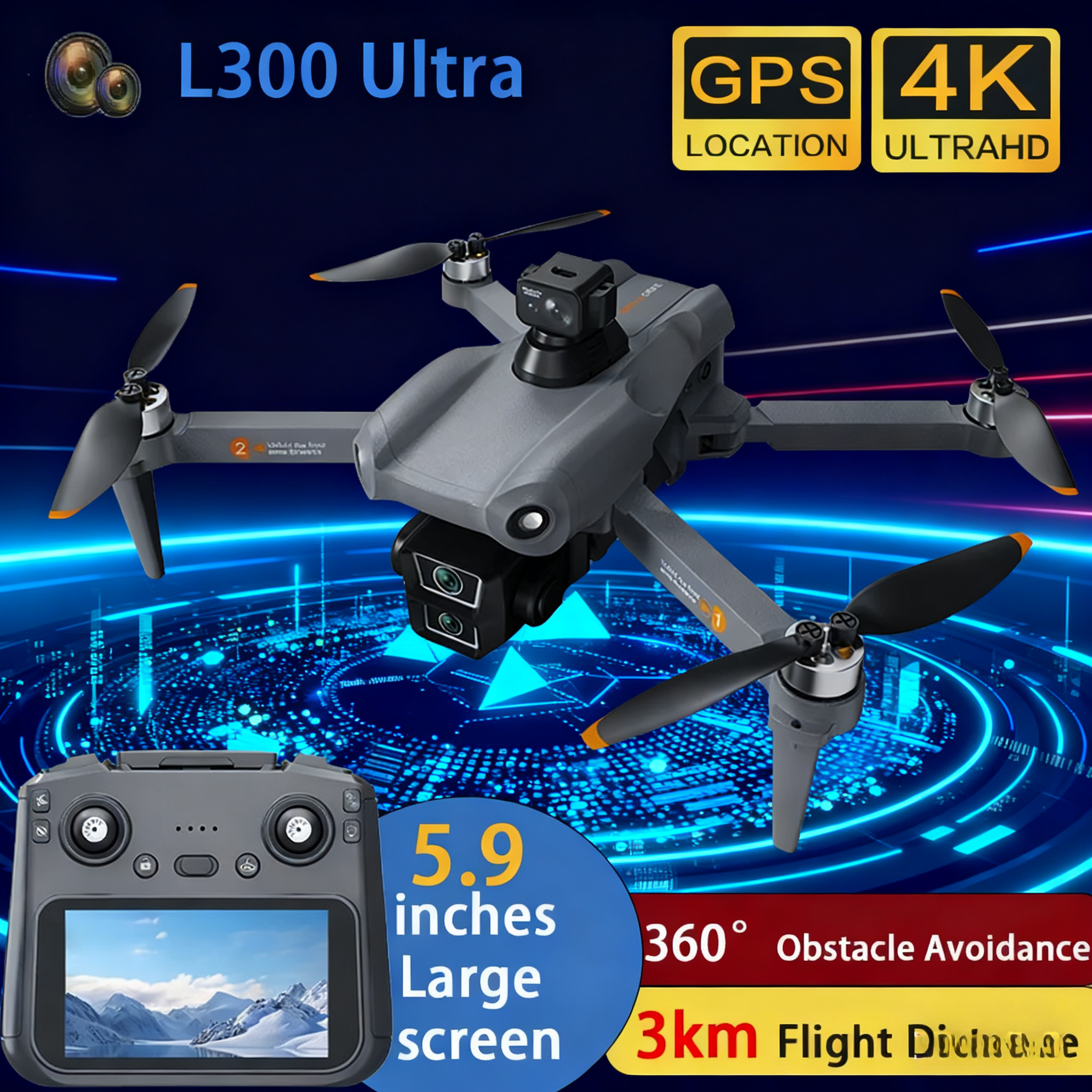 L300 Ultra Drone Professional  - Drone Camera Wide Angle review and price