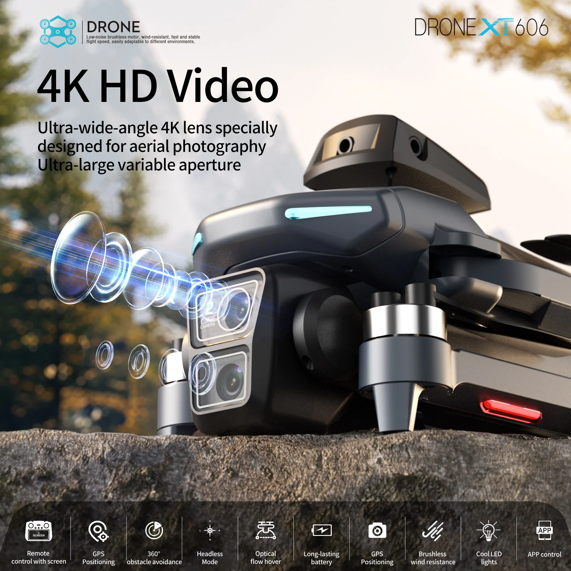 Lenovo XT606 Drone Professiona - Drone Camera Thermal review and price