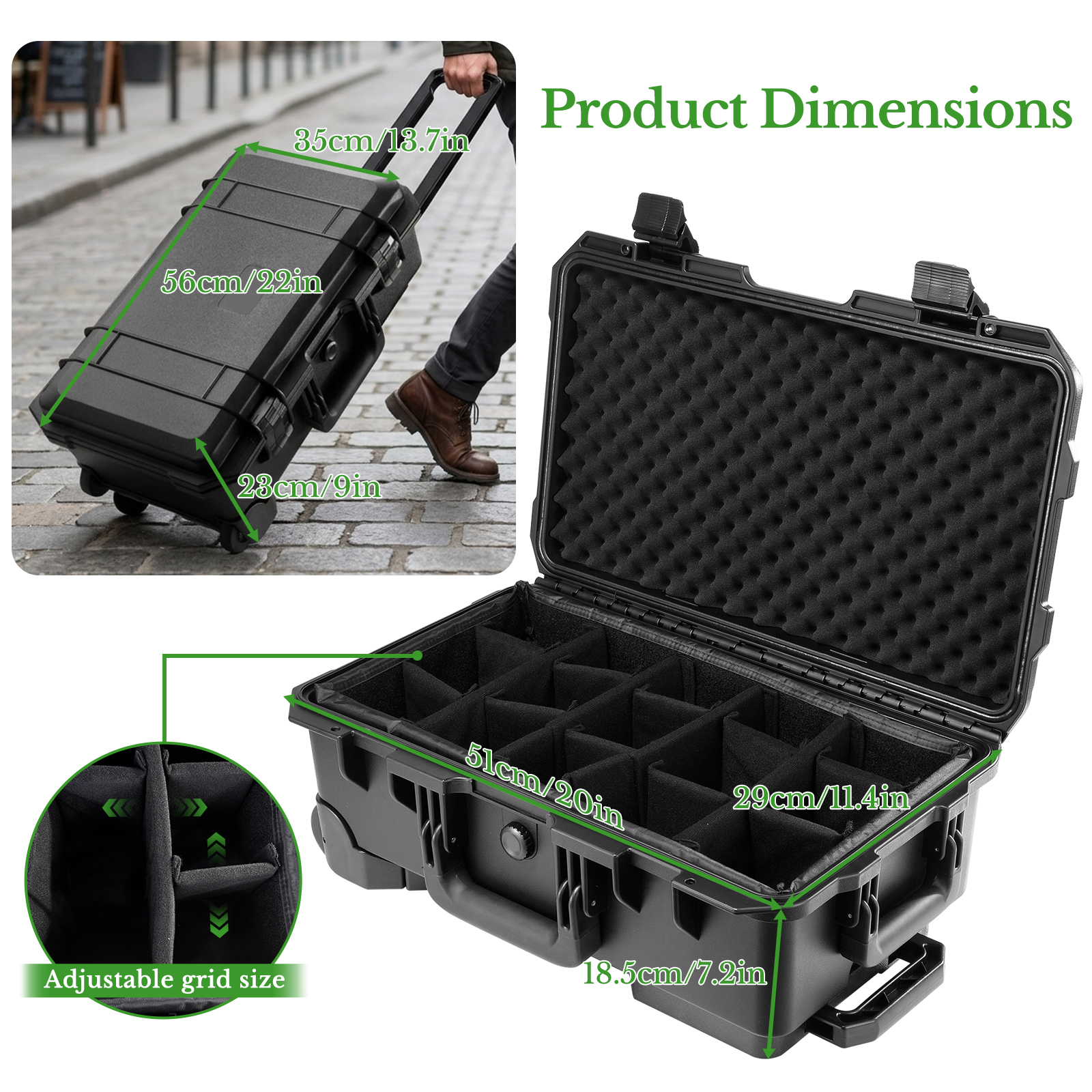 Professional Large Hard Rollin - Drone Camera Waterproof review and price