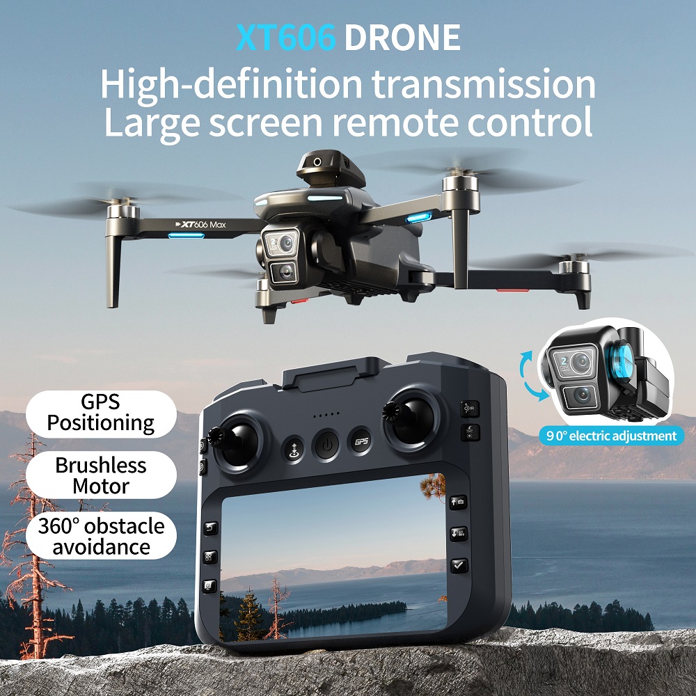 XT606 MAX 3 battery Drone 4k 8 - Drone Camera Thermal review and price
