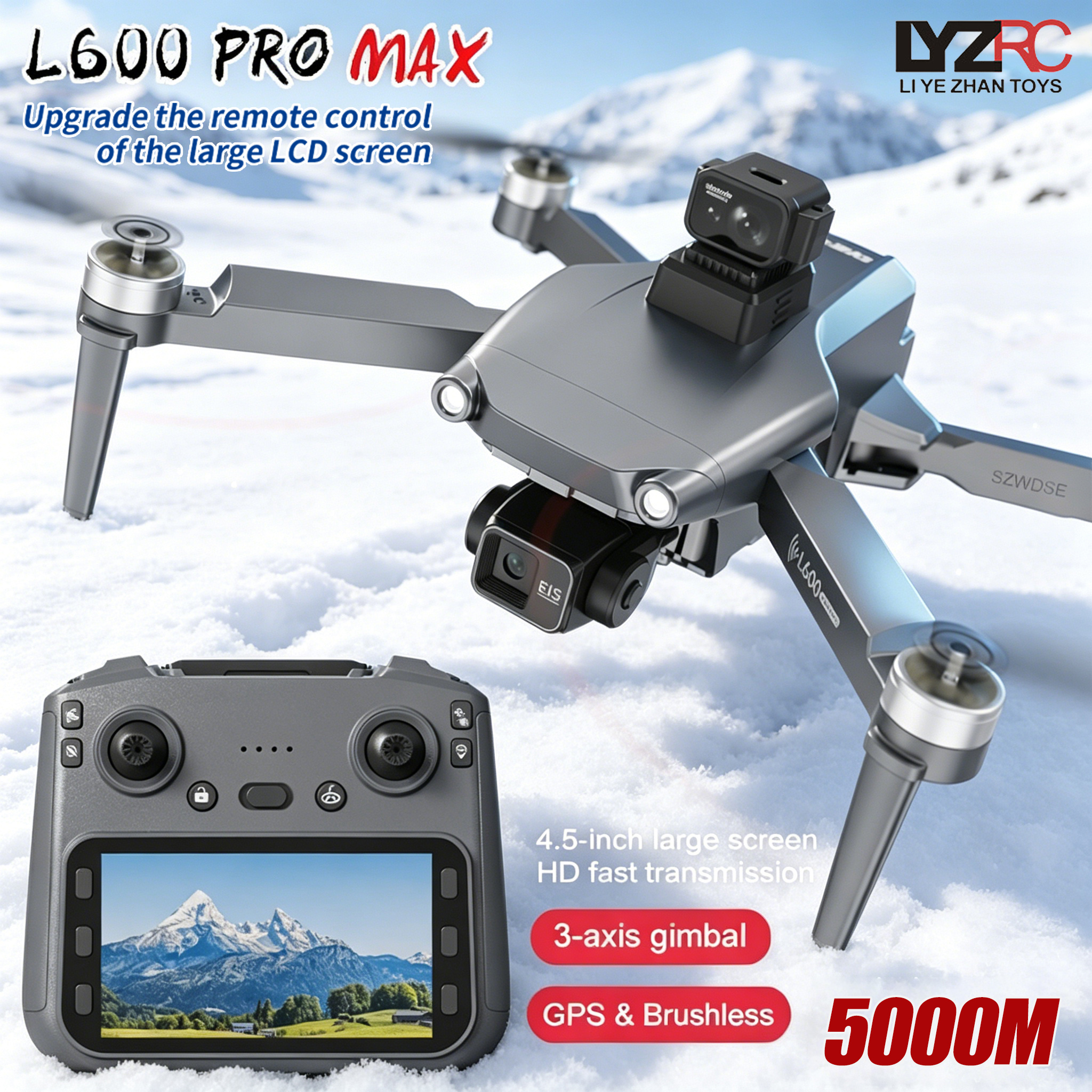 L600 MAX GPS Drone Professiona - Drone Camera With Gimbal review and price