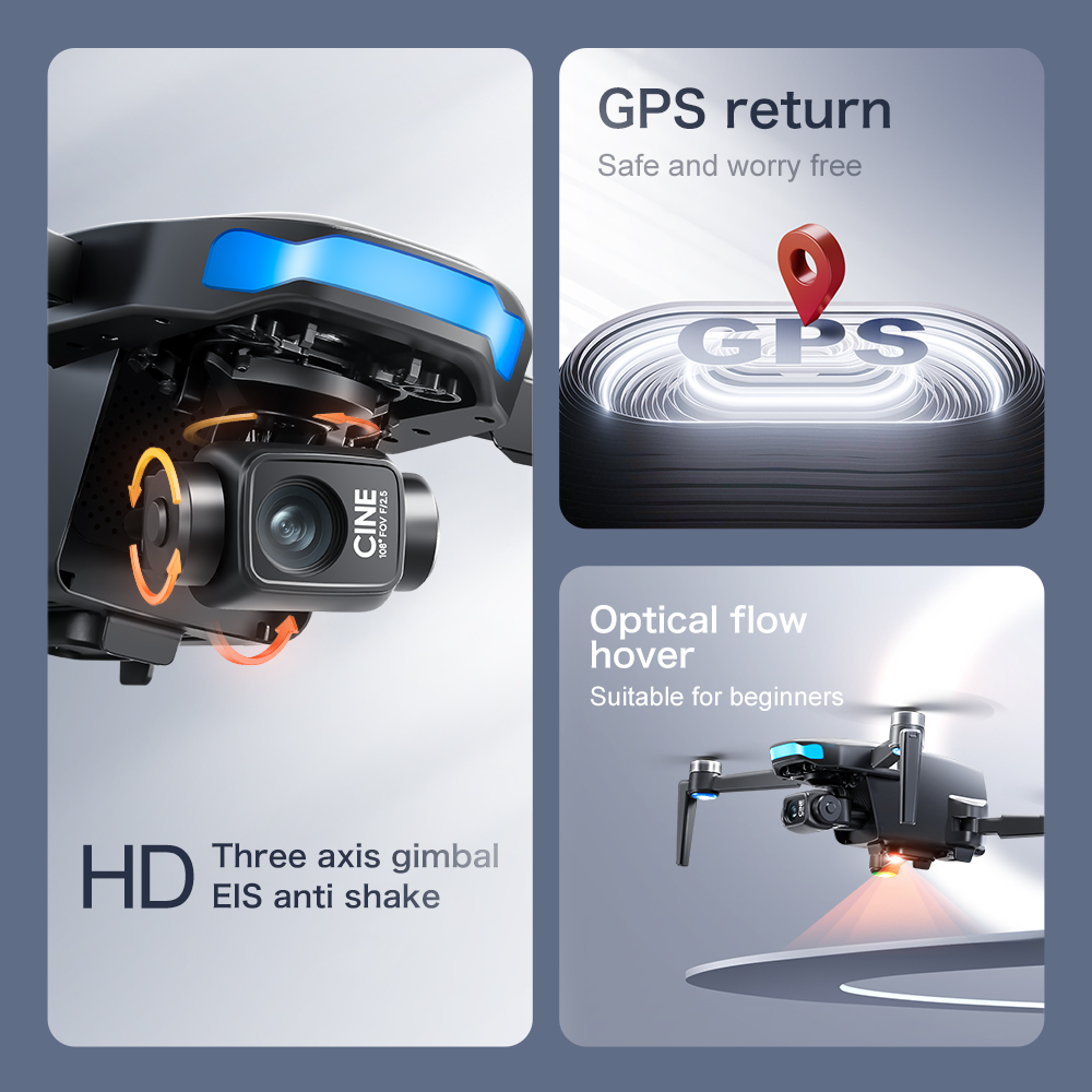 Lenovo GPS S-X1 Drone Three-ax - Drone Camera Thermal review and price