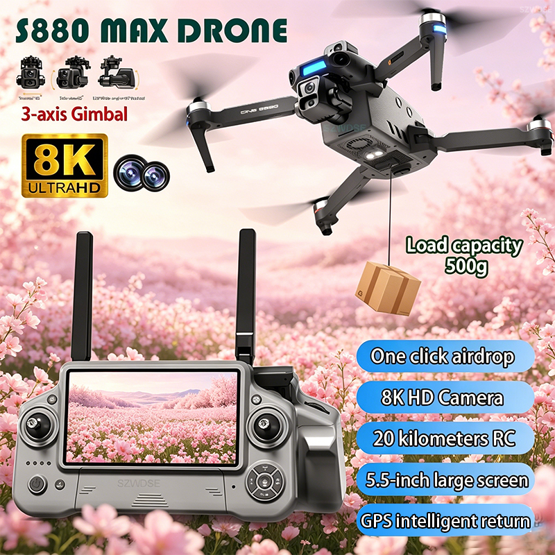 2026 New 8K Dual Camera Drone  - Drone Camera With Gimbal review and price