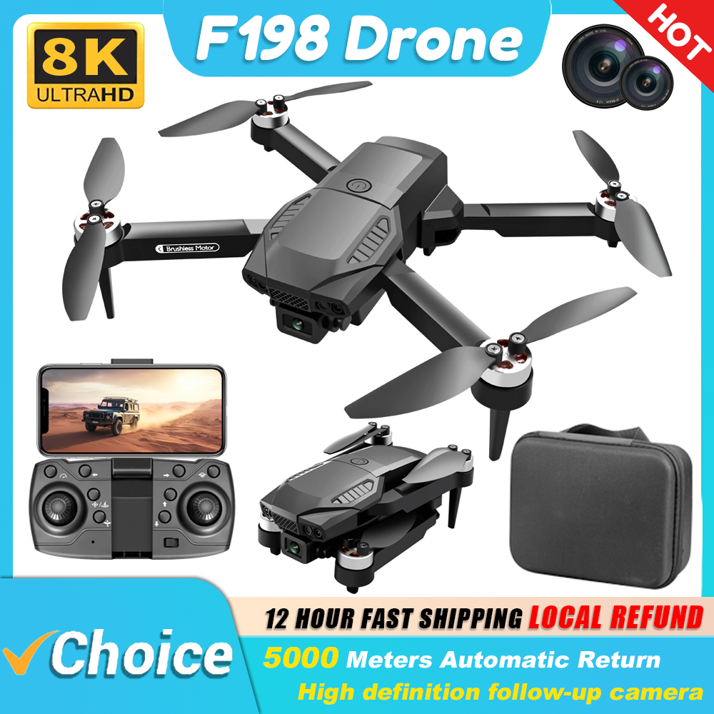New F198 Drone Professional Du - Drone Camera Wide Angle review and price