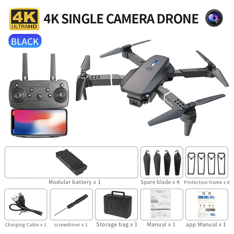 E88 ProIntelligent Folding Dro - Drone Camera Hd review and price