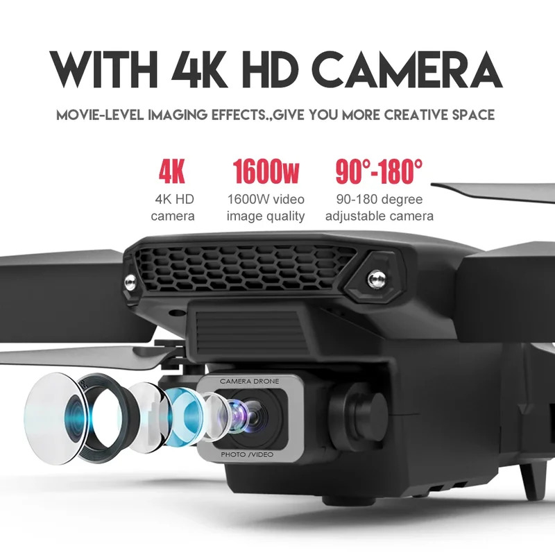 E88 ProIntelligent Folding Dro - Drone Camera Hd review and price