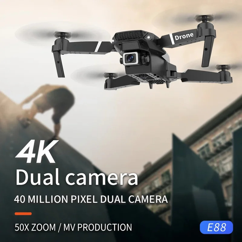 E88 ProIntelligent Folding Dro - Drone Camera Hd review and price