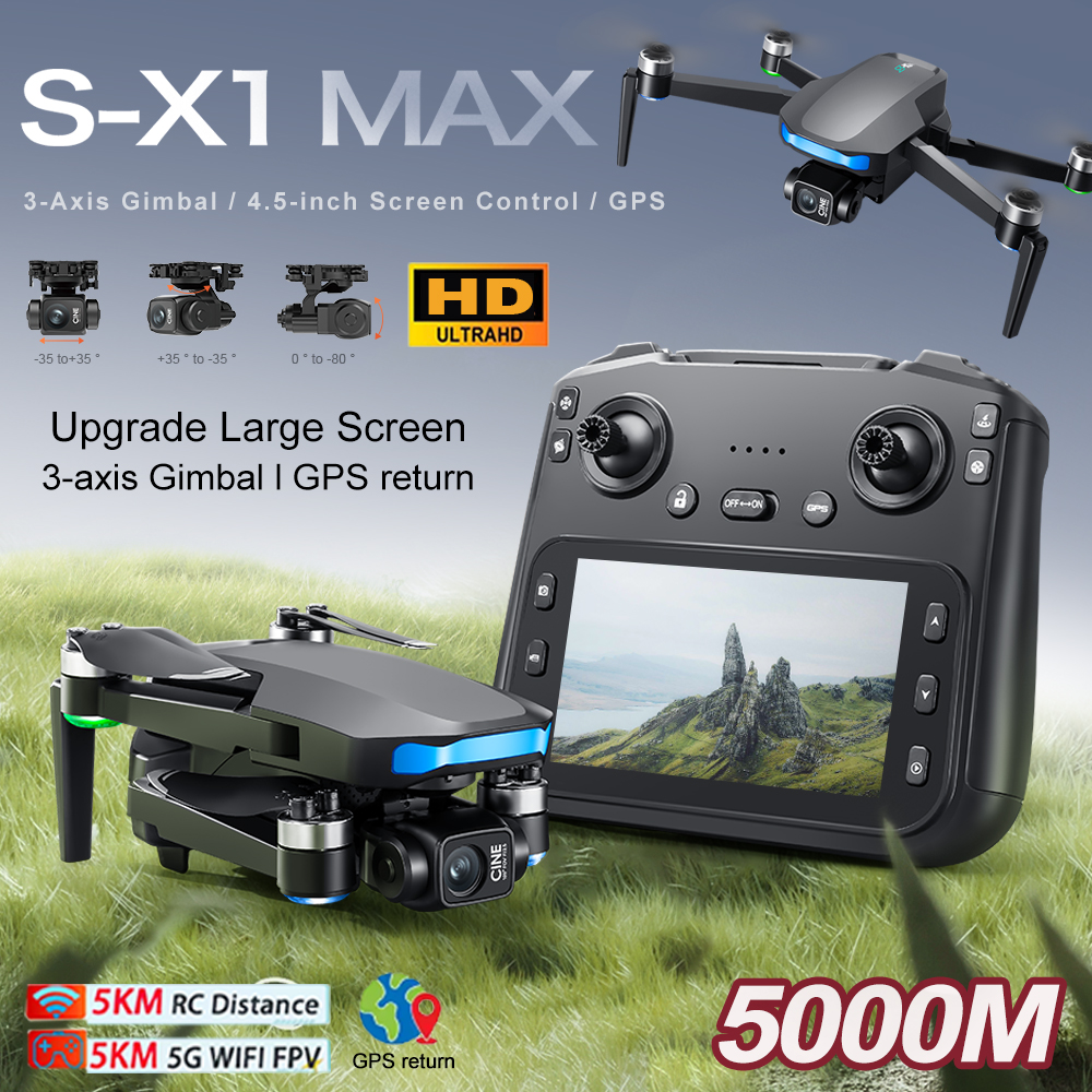 New S-X1 MAX Drone GPS 8K Prof - Drone Camera Professional review and price