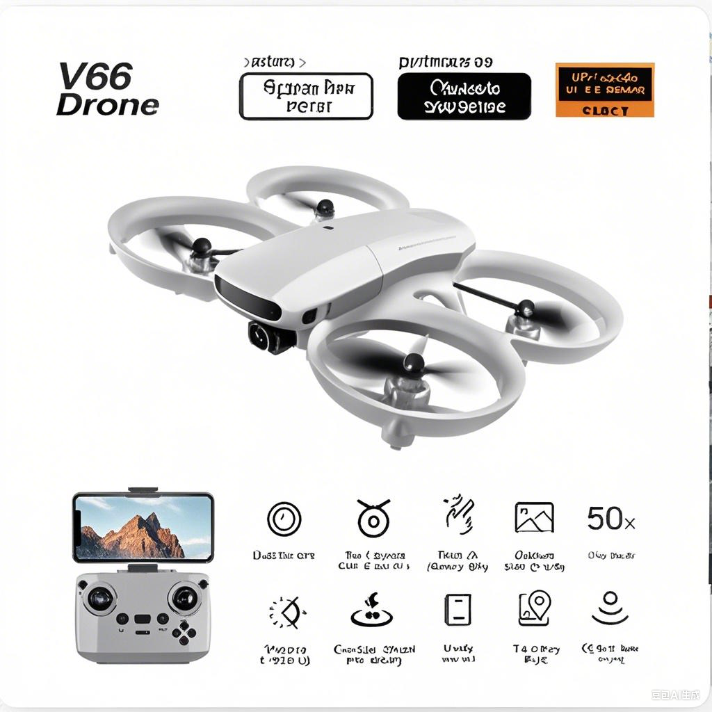 V66 Mini Remote Control Positi - Drone Camera Wide Angle review and price