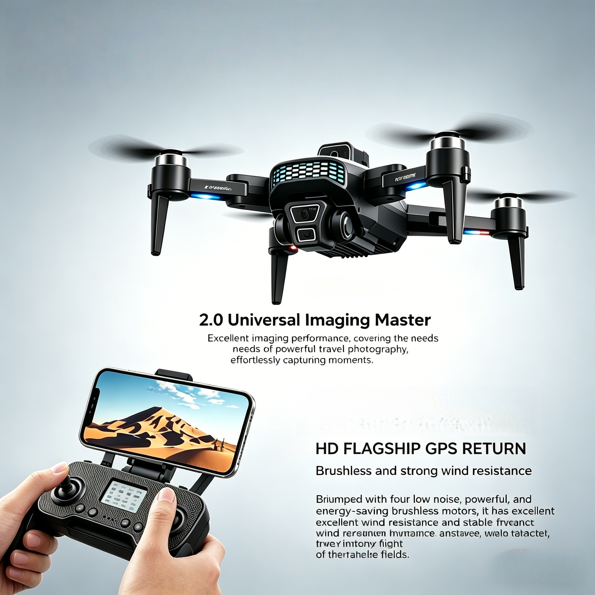 Lenovo XT505 8K GPS Profession - Drone Camera Wide Angle review and price