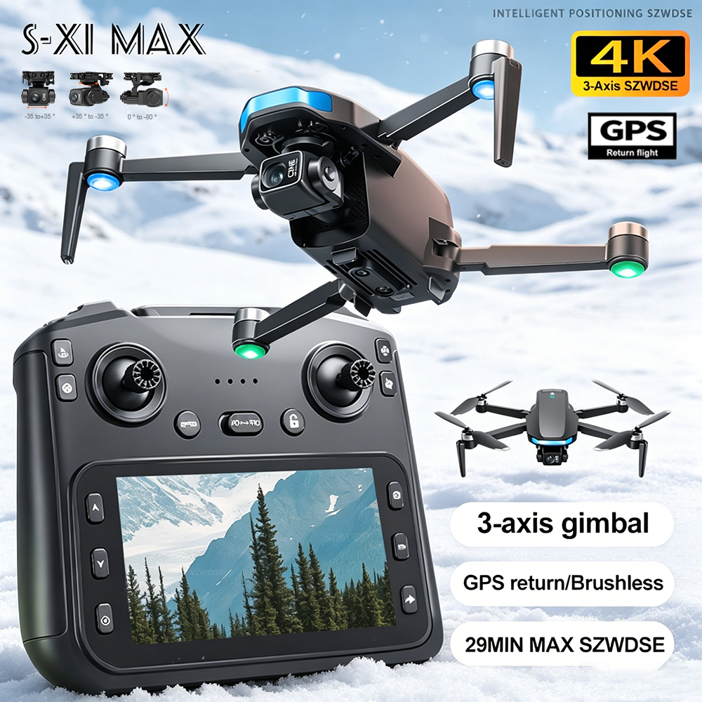New S-X1 MAX Drone GPS 8K Prof - Drone Camera Hd review and price